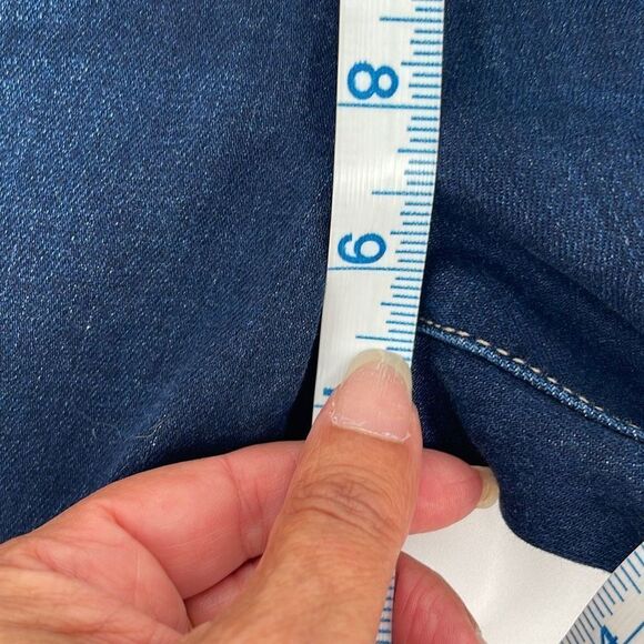 L’AGENCE Marguerite Jean‎ High Rise Skinny Stretch Columbia Blue Size 24 - Picture 11 of 12